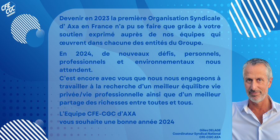 Vœux 24 – 2 CFE-CGC AXA en France